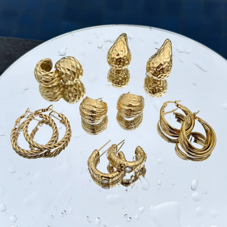 Cercei Alexis Collection ALX88151 placati cu aur 18K [1]