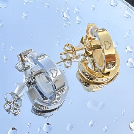 Cercei Alexis Collection ALX88197 placati cu aur 18K [1]