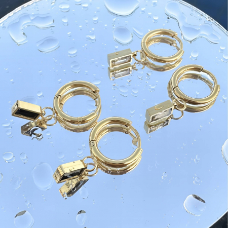 Cercei Alexis Collection ALX88203 placati cu aur 18K [1]