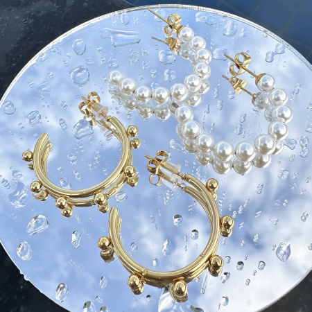 Cercei Alexis Collection ALX88211 placati cu aur 18K [1]