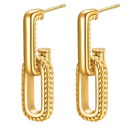 Cercei Alexis Collection 18K Gold Plated - Cercei Alexis Collection ALX88212 placati cu aur 18K