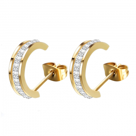 Cercei Alexis Collection 18K Gold Plated - Cercei Alexis Collection ALX88225 placati cu aur 18K