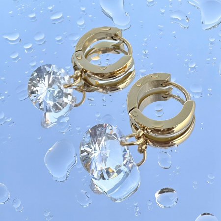 Cercei Alexis Collection ALX88235 placati cu aur 18K [1]