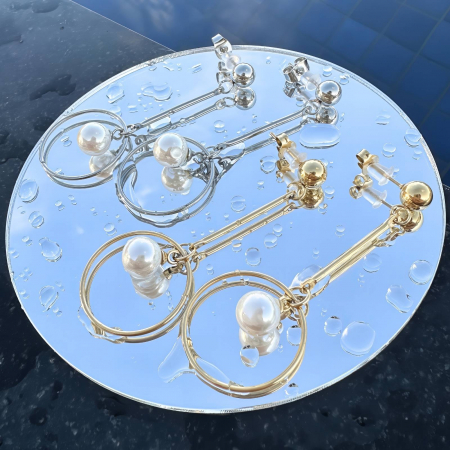 Cercei Alexis Collection ALX88241 placati cu aur 18K [1]
