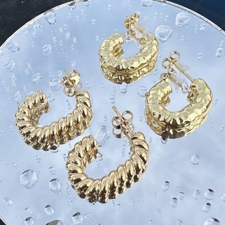 Cercei Alexis Collection ALX88269 placati cu aur 18K [1]