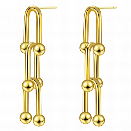 Cercei Alexis Collection 18K Gold Plated - Cercei Alexis Collection ALX88290 placati cu aur 18K
