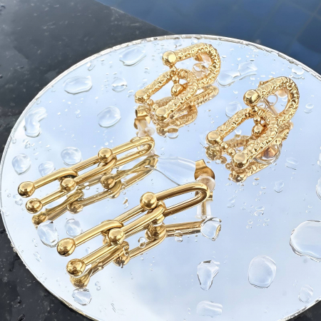 Cercei Alexis Collection ALX88290 placati cu aur 18K [1]