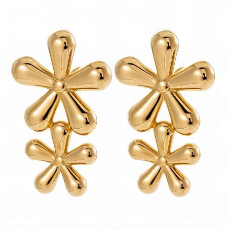 Cercei Alexis Collection 18K Gold Plated - Cercei Alexis Collection ALX88560 placati cu aur 18K