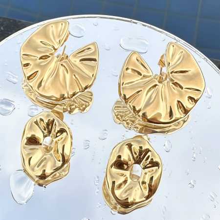 Cercei Alexis Collection ALX88600 placati cu aur 18K [1]