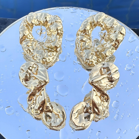 Cercei Alexis Collection ALX88647 placati cu aur 18K [1]