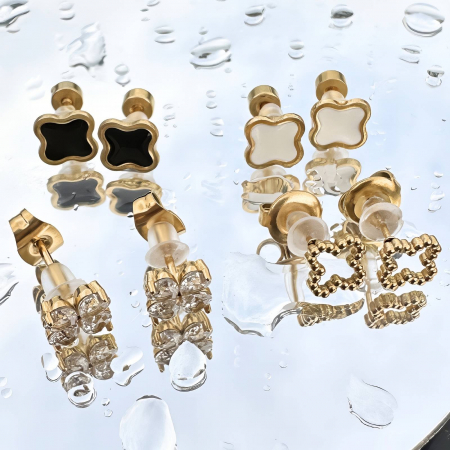 Cercei Alexis Collection ALX89183 placati cu aur 18K [1]