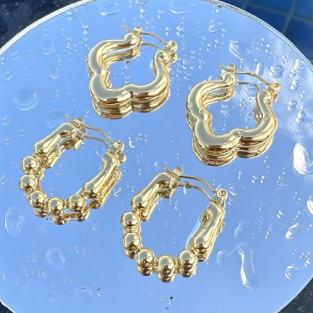 Cercei Alexis Collection ALX89201 placati cu aur 18K [1]