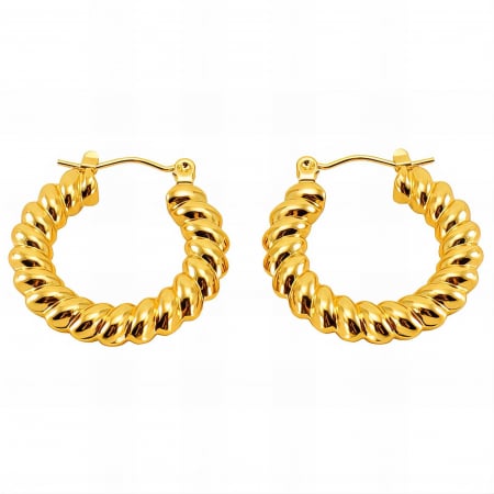 Cercei Alexis Collection 18K Gold Plated - Cercei Alexis Collection ALX89270 placati cu aur 18K