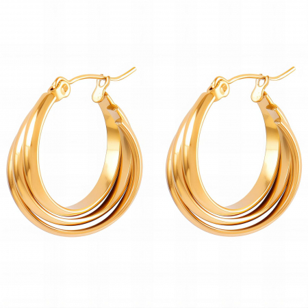 Cercei Alexis Collection 18K Gold Plated - Cercei Alexis Collection ALX89274 placati cu aur 18K