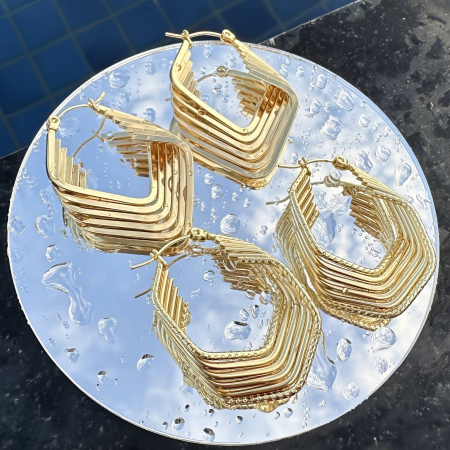 Cercei Alexis Collection ALX89279 placati cu aur 18K [1]