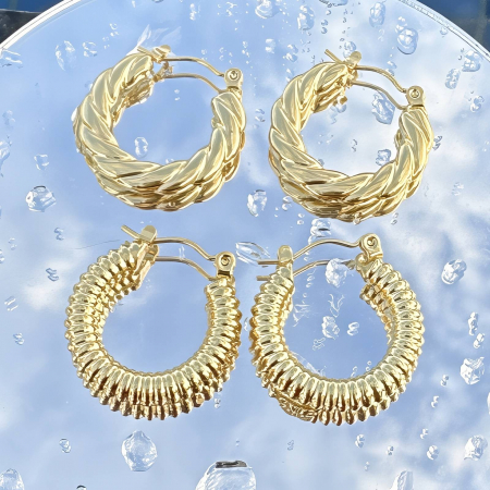 Cercei Alexis Collection ALX89287 placati cu aur 18K [1]