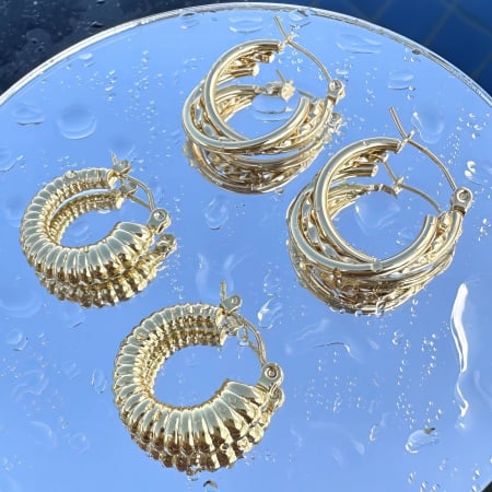Cercei Alexis Collection ALX89290 placati cu aur 18K [1]