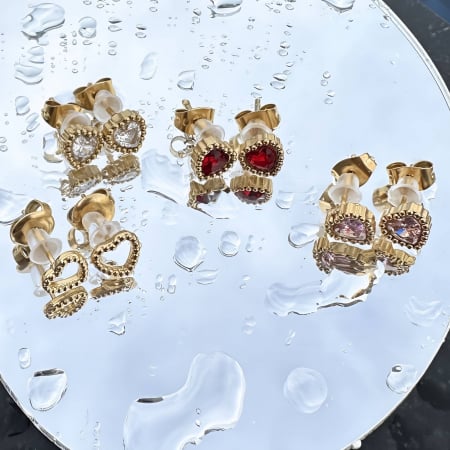 Cercei Alexis Collection ALX89314 placati cu aur 18K [1]