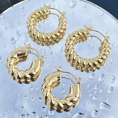 Cercei Alexis Collection ALX89328 placati cu aur 18K [1]