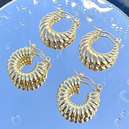 Cercei Alexis Collection ALX89337 placati cu aur 18K [1]