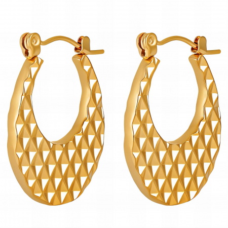 Cercei Alexis Collection 18K Gold Plated - Cercei Alexis Collection ALX89345 placati cu aur 18K