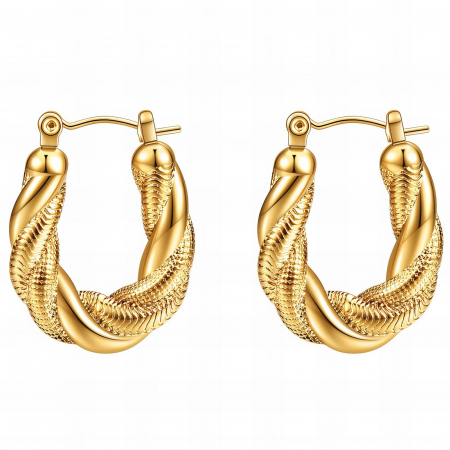 Cercei Alexis Collection 18K Gold Plated - Cercei Alexis Collection ALX89355 placati cu aur 18K