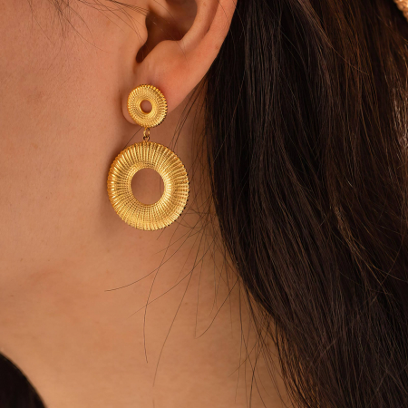 Cercei Alexis Collection ALX89408 placati cu aur 18K [1]