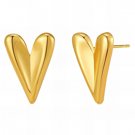 Cercei Alexis Collection 18K Gold Plated - Cercei Alexis Collection ALX89581 placati cu aur 18K