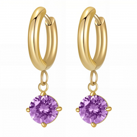 Cercei Alexis Collection 18K Gold Plated - Cercei Alexis Collection ALX90005 placati cu aur 18K