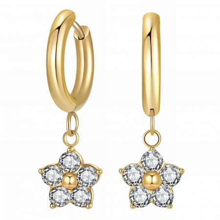 Cercei Alexis Collection 18K Gold Plated - Cercei Alexis Collection ALX90012 placati cu aur 18K