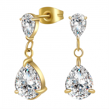 Cercei Alexis Collection 18K Gold Plated - Cercei Alexis Collection ALX90022 placati cu aur 18K