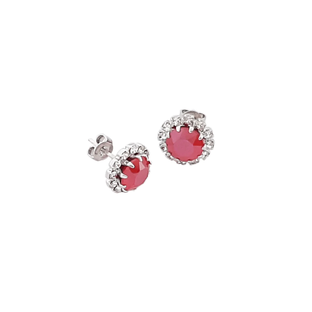 Cercei cristale Swarovski 3514 Corinne Royal Red [1]