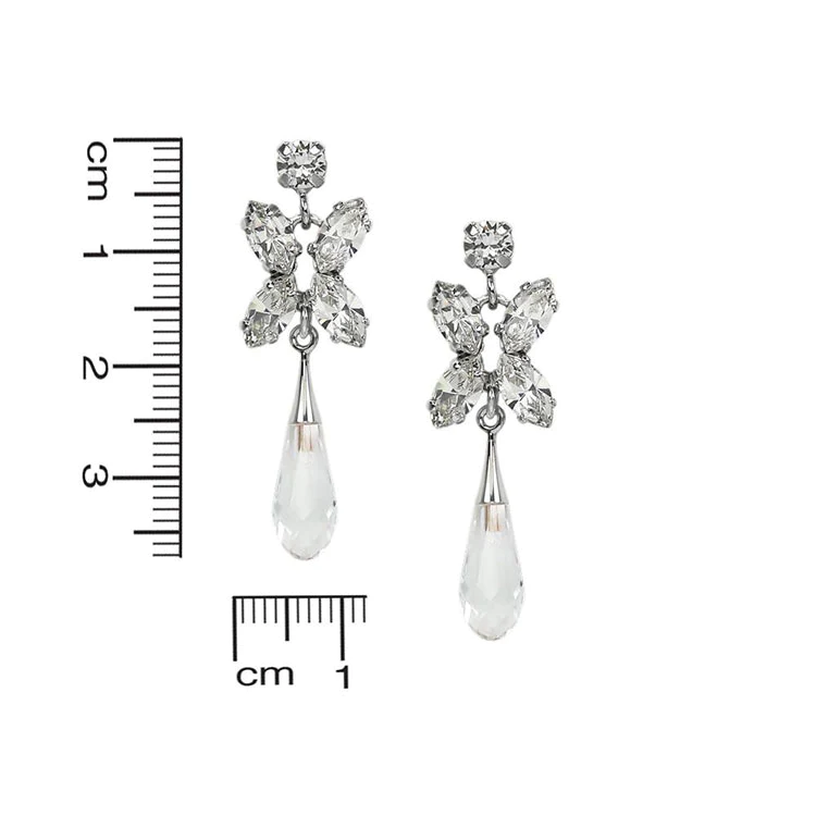 Cercei cristale Swarovski - Cercei cristale Swarovski 3584 Drop Crystal