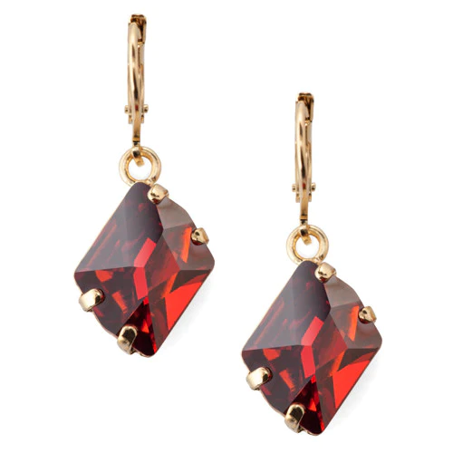 Cercei cristale Swarovski - Cercei cristale Swarovski 3541Gloria Red Magma G