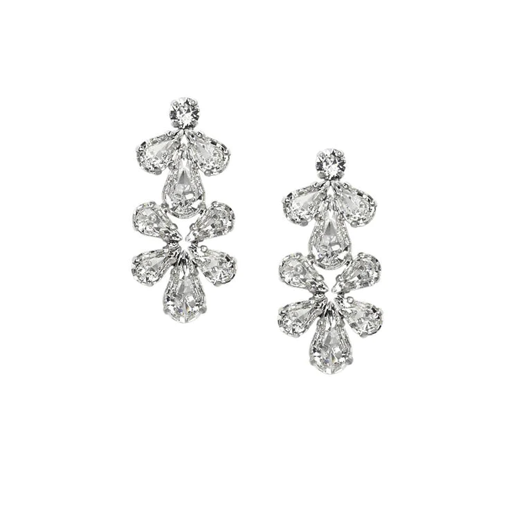 Cercei cristale Swarovski - Cercei cristale Swarovski 3508 Nikita Crystal