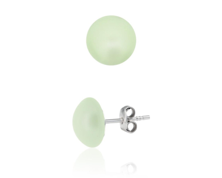 BIJUTERII SWAROVSKI - Cercei din argint cu perle Primero YEM71 Pastel Green