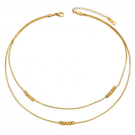Alexis Collection 18K Gold Plated - Colier Alexis Collection ALX87898C placat cu aur 18K