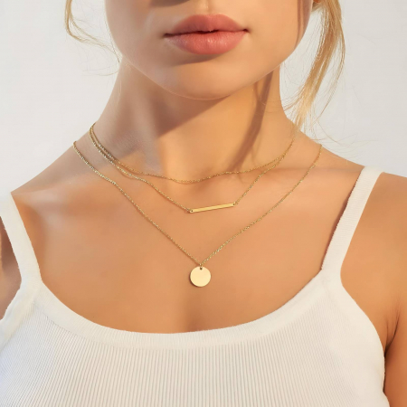 Colier Alexis Collection ALX87133C placat cu aur 18K [1]