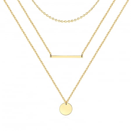 Coliere Alexis Collection 18K Gold Plated - Colier Alexis Collection ALX87133C placat cu aur 18K