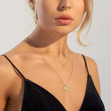 Colier Alexis Collection ALX87135C placat cu aur 18K [2]