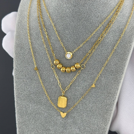Colier Alexis Collection ALX87146C placat cu aur 18K [1]