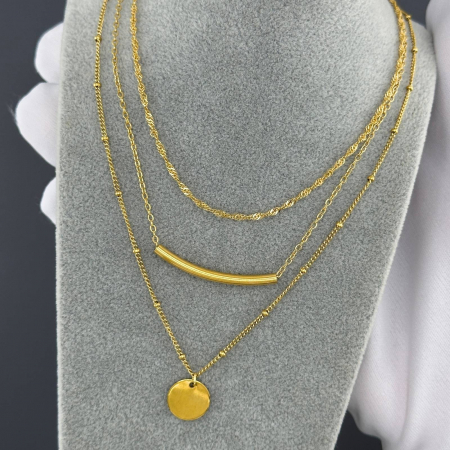 Colier Alexis Collection ALX87147C placat cu aur 18K [1]