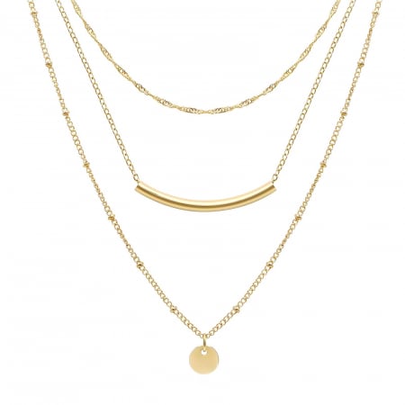 Coliere Alexis Collection 18K Gold Plated - Colier Alexis Collection ALX87147C placat cu aur 18K