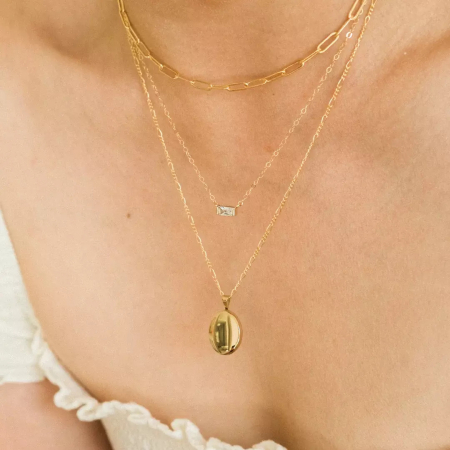 Colier Alexis Collection ALX87154C placat cu aur 18K [2]