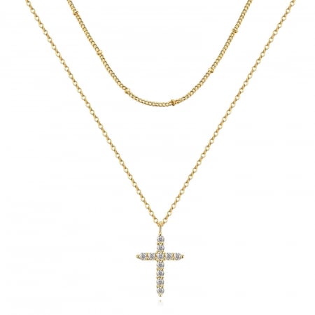 Coliere Alexis Collection 18K Gold Plated - Colier Alexis Collection ALX87187C placat cu aur 18K