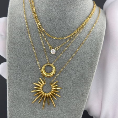 Colier Alexis Collection ALX87188C placat cu aur 18K [1]