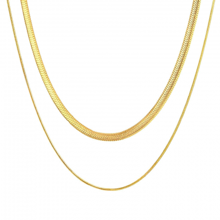 Coliere Alexis Collection 18K Gold Plated - Colier Alexis Collection ALX87287C placat cu aur 18K