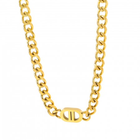 Colier Alexis Collection ALX87331C placat cu aur 18K