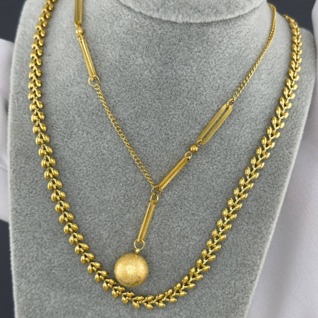 Colier Alexis Collection ALX87340C placat cu aur 18K [1]