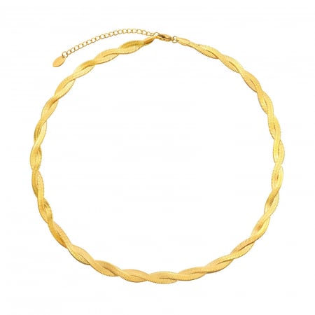 Colier Alexis Collection ALX87342C placat cu aur 18K